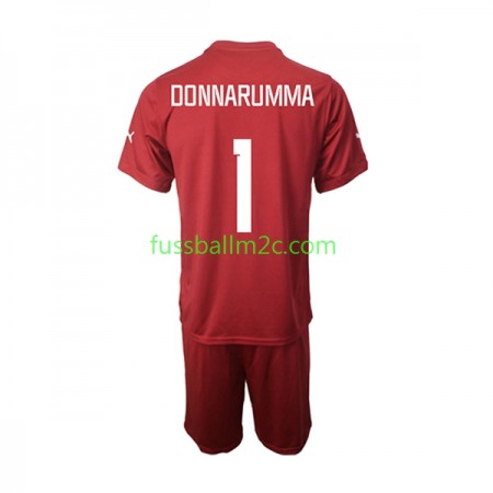 Fußballtrikots Italien Donnarumma 1 Torwart Kinder Auswärts Trikotsatz 2022-2023 Fußballtrikots Italien Donnarumma 1 Torwart Kinder Auswärts Trikotsatz 2022-2023